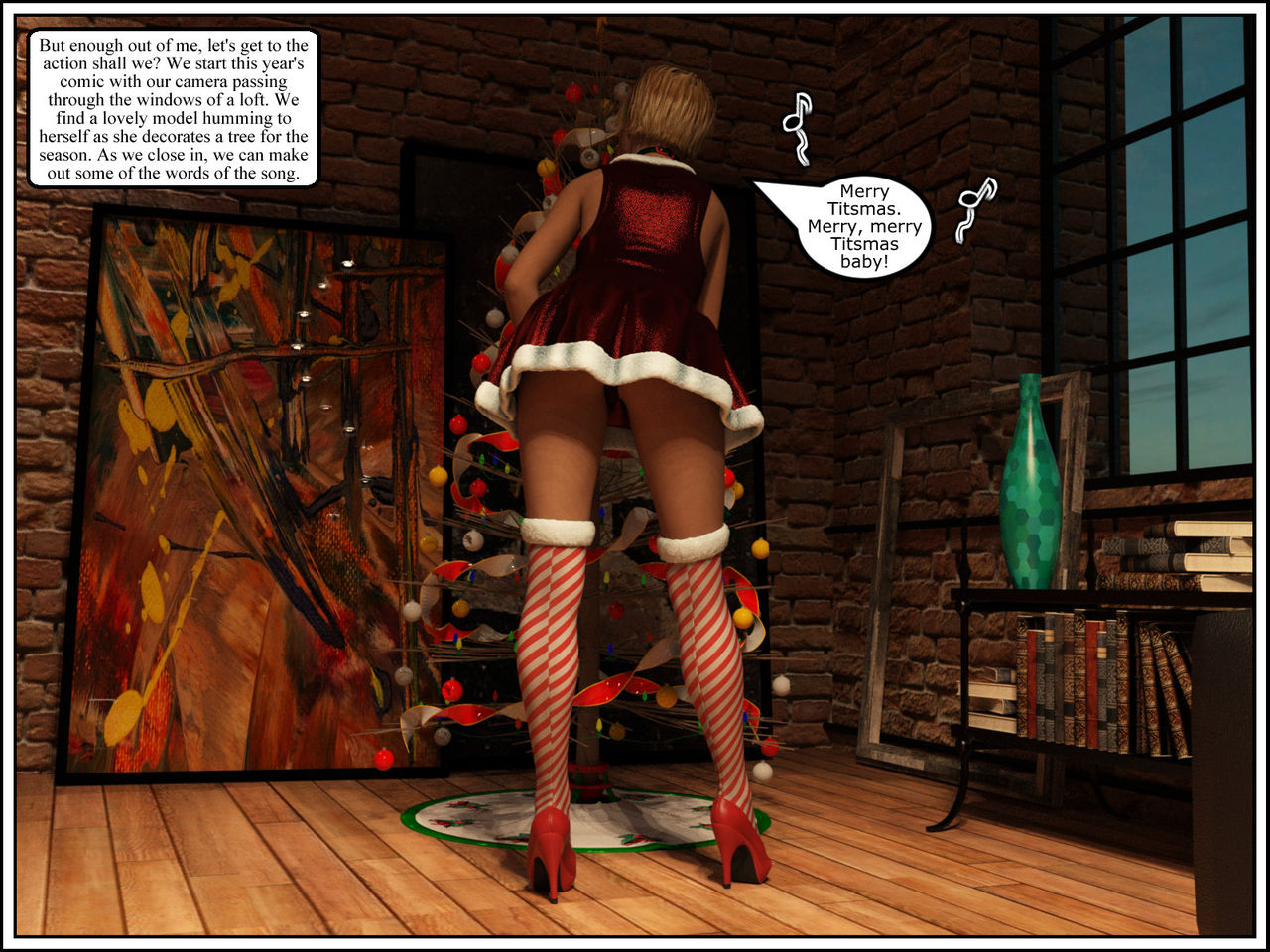 Daz Industrial Loft Christmas Mr Phoenyxx 18 Porn Comics