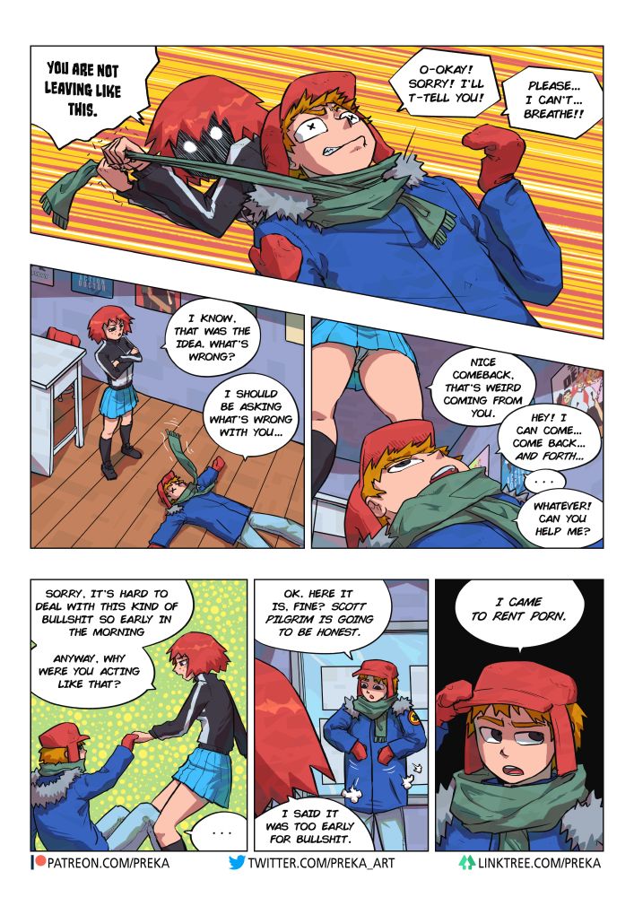 Scott Pilgrim Preka Kim Pine S Payday Porn Comics