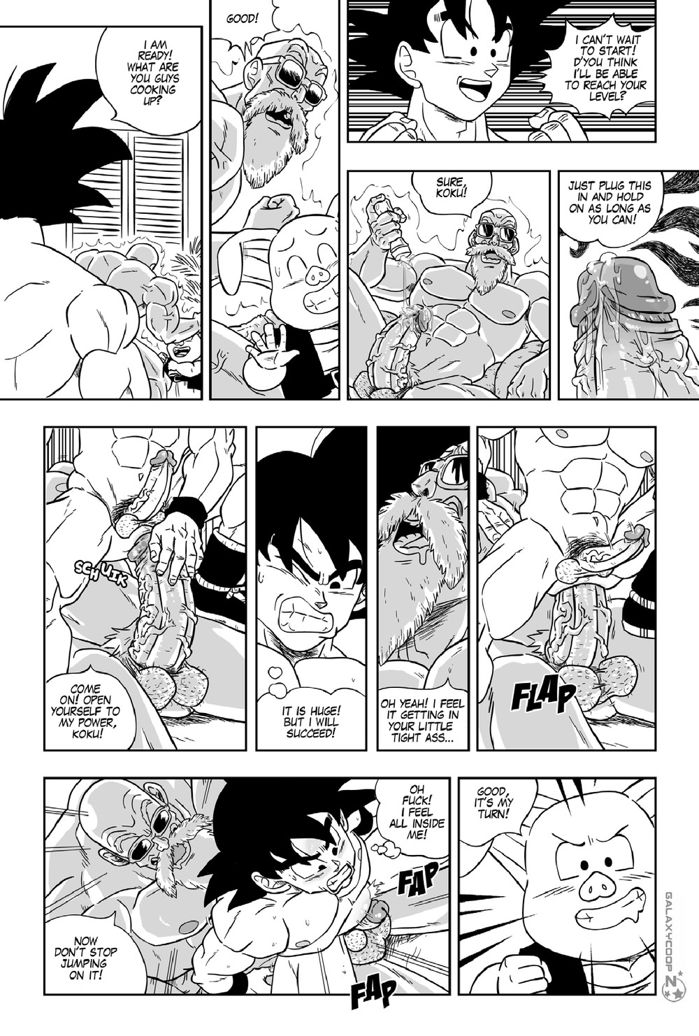 GalaxycoopZ Dragonballs Red Bottom Chapter 1 18 Porn Comics