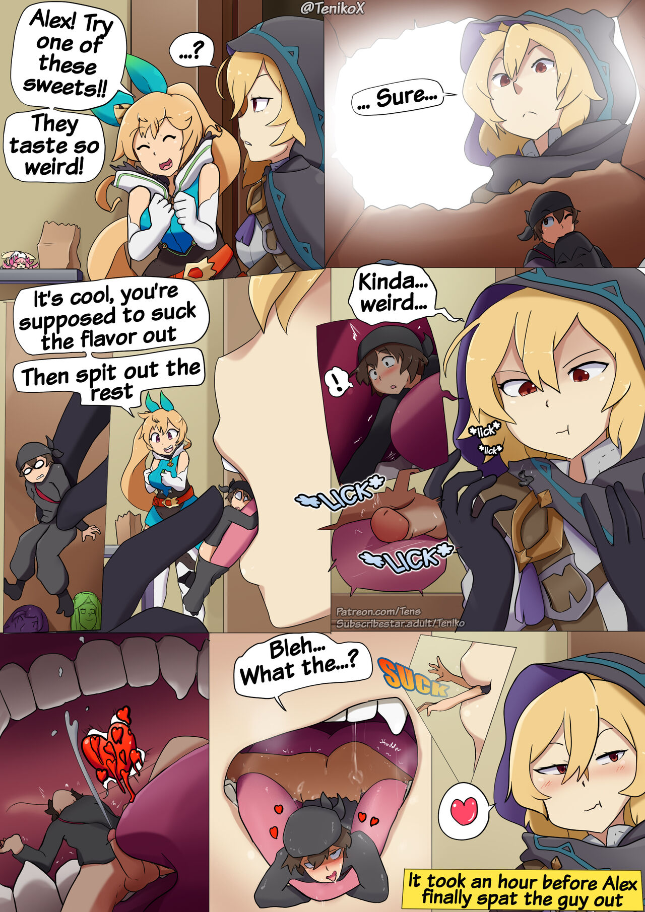 Teniko Dragalia Lost In Cleavage Porn Comics