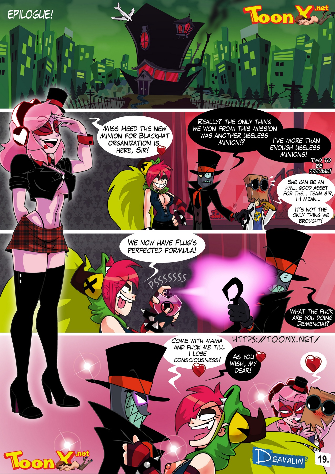 Deavalin Villainous Miss Heed Porn Comics