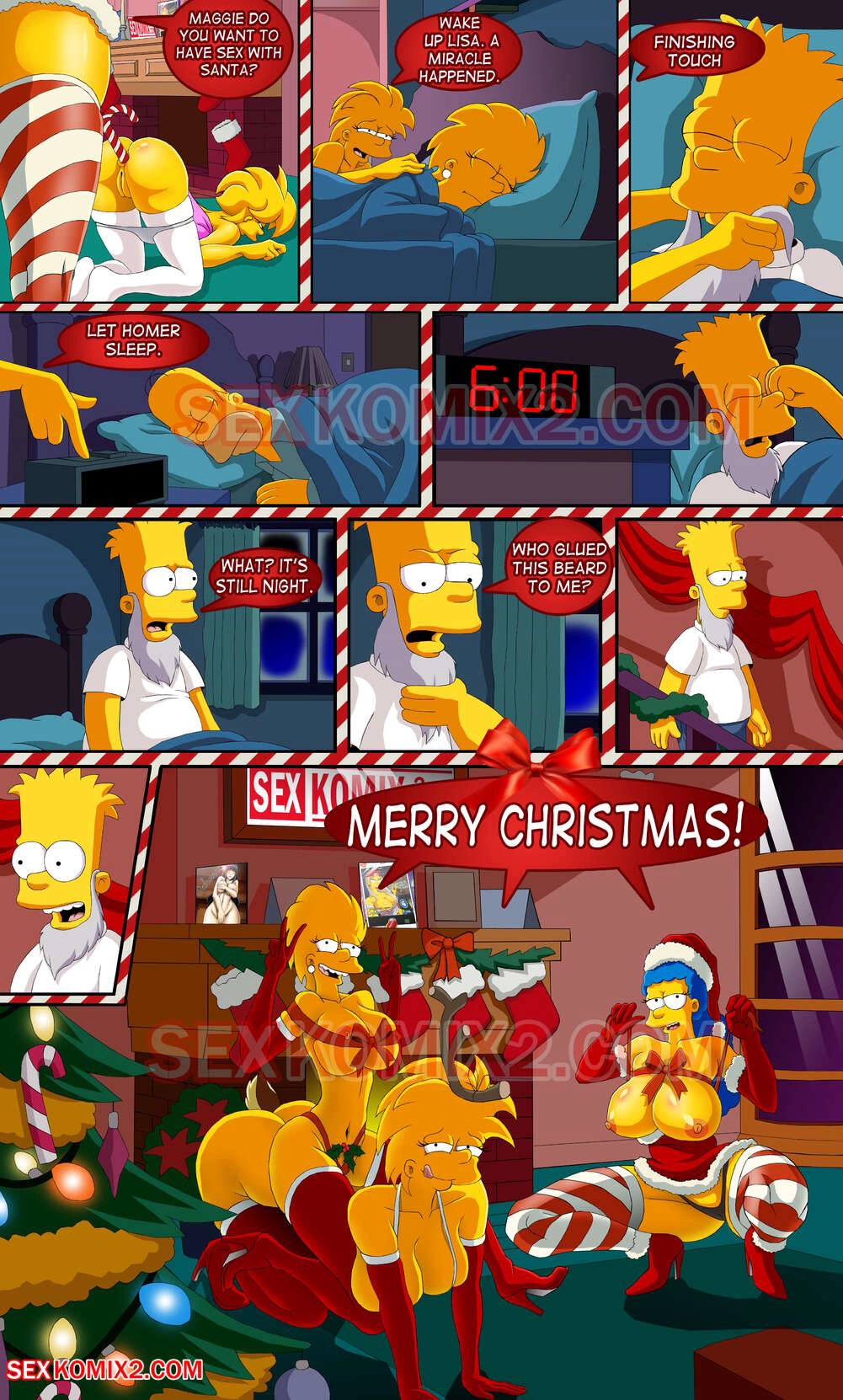 The Simpsons Christmas Miracle Sexkomix Porn Comics