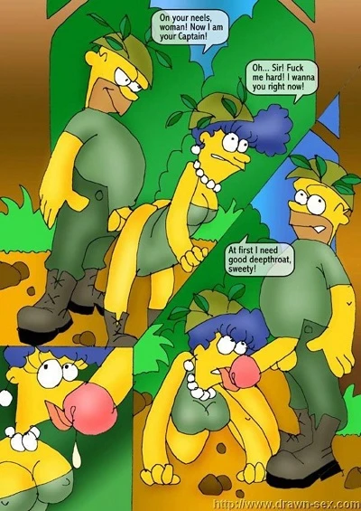 Simpsons visit Flintstones