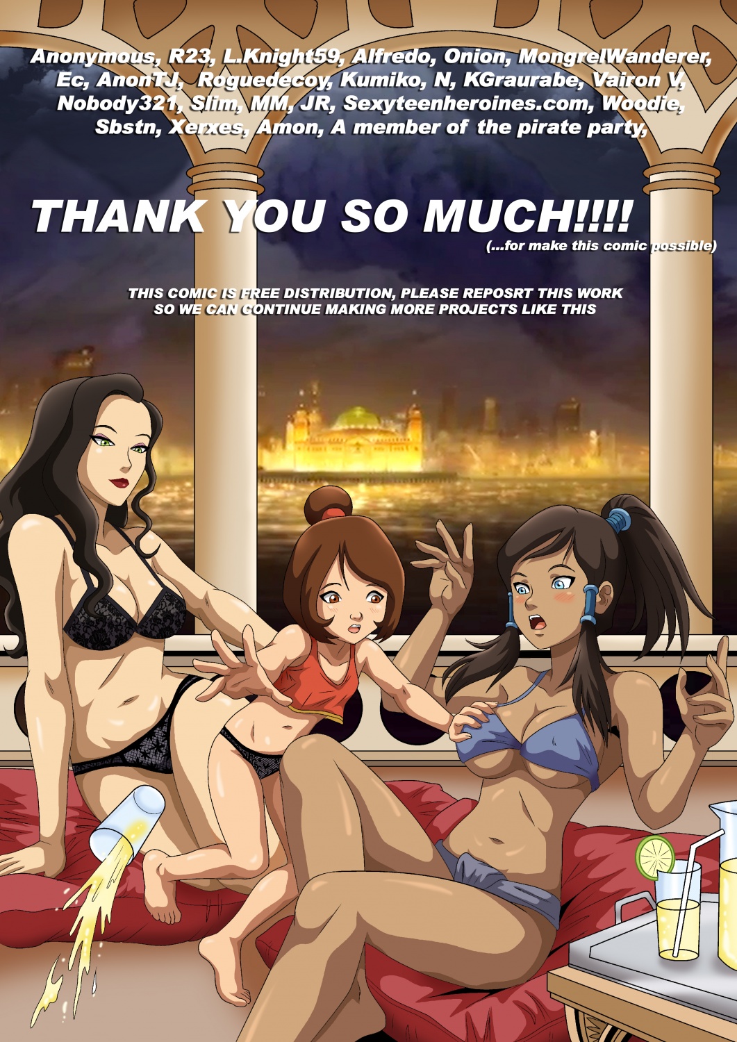 Girls Night Out- Legend of Korra | 18+ Porn Comics