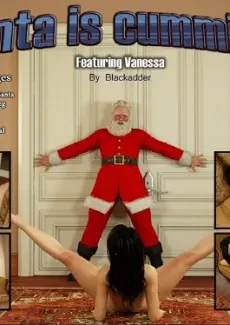 Santa is Cumming- Blackadder santa-is-cumming-blackadder