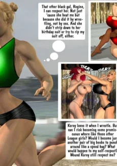 Catfight at Beach004