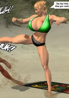 Catfight at Beach013