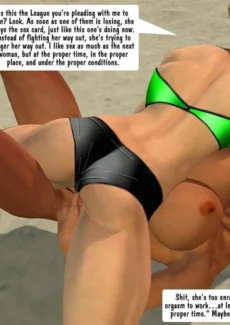 Catfight at Beach016