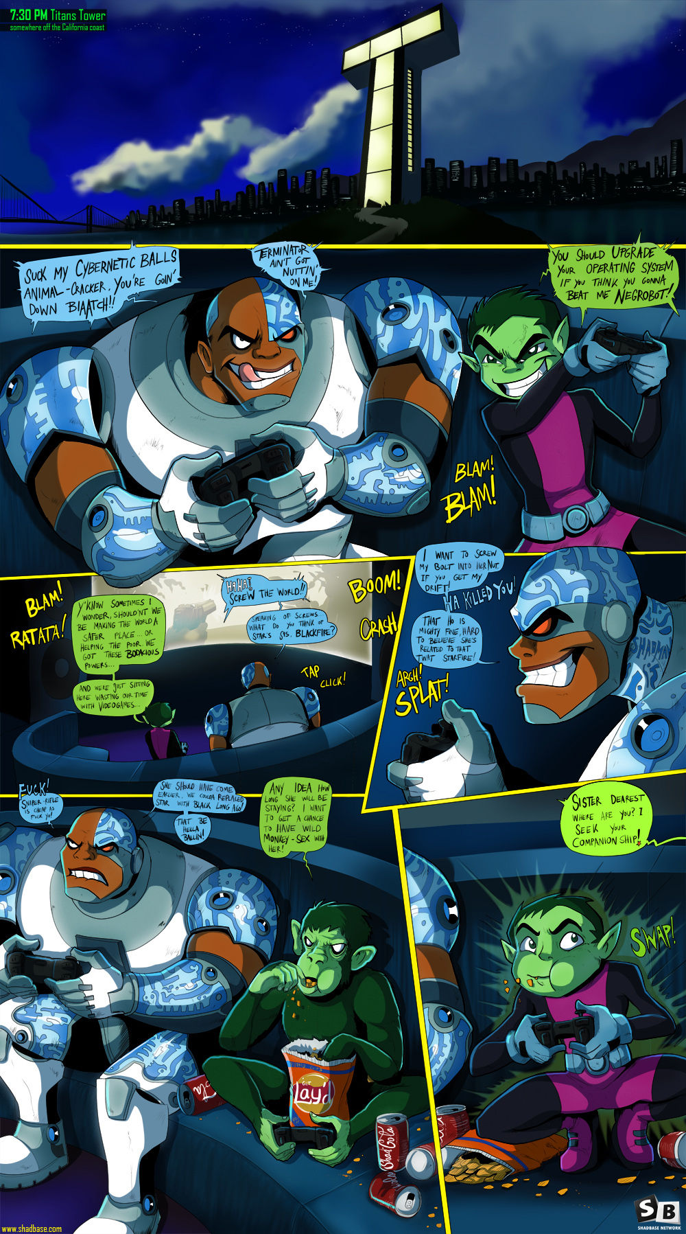 Teen Titans Go Fuck- Shädbase | 18+ Porn Comics