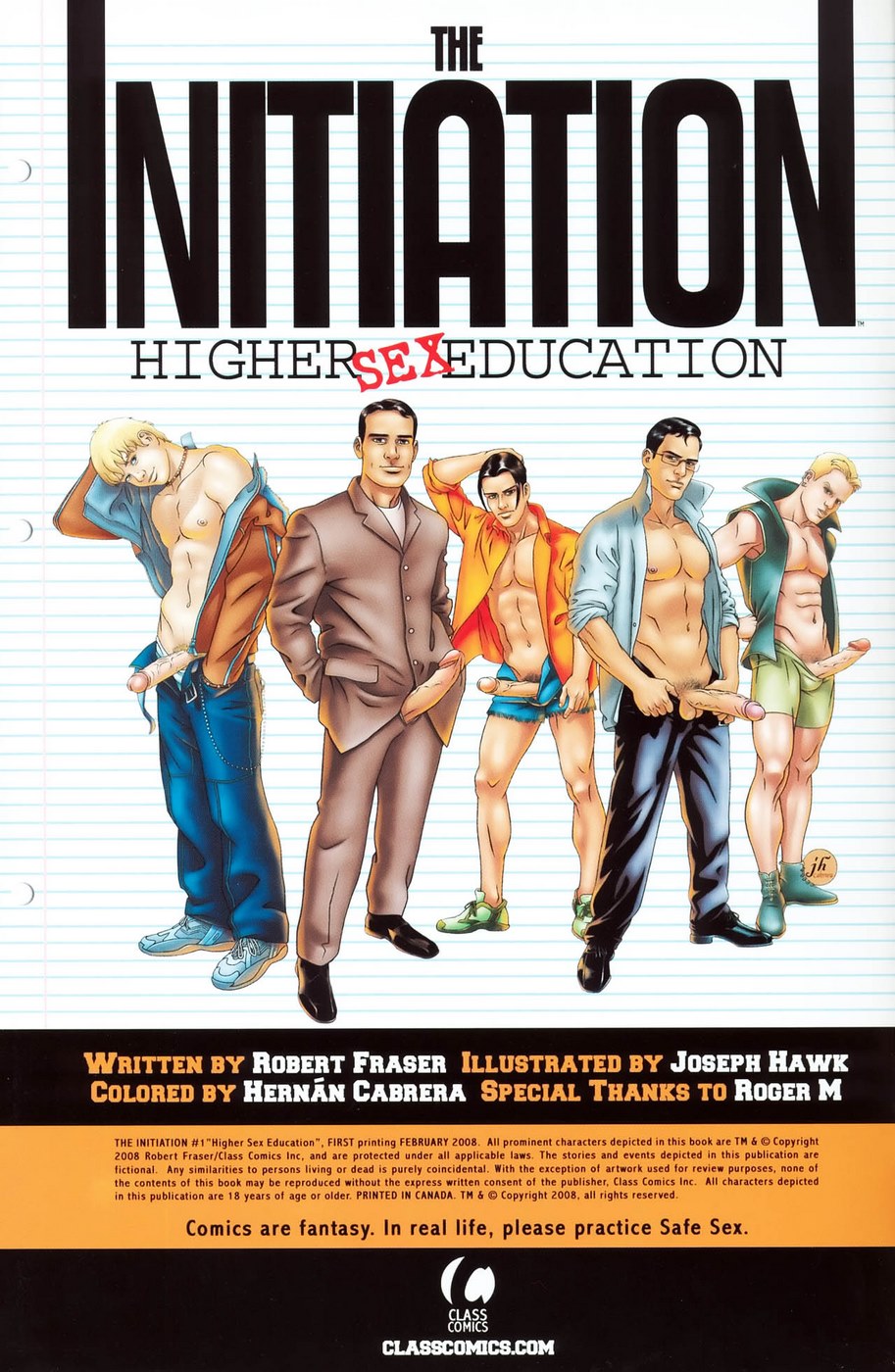 Gay Comics-The Initiation Higher sex education | 18+ Porn Comics