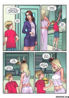 Mom Son-Yard Work 03