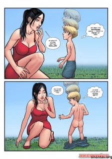 Mom-Son,Yard Work 04 (10)