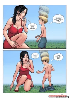 Mom-Son,Yard Work 04 (10)