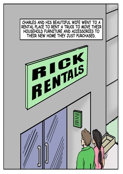 Rent- illustrated interracial