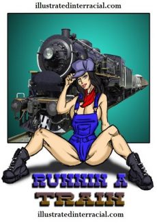 Runnin A Train 1- illustrated interracial1