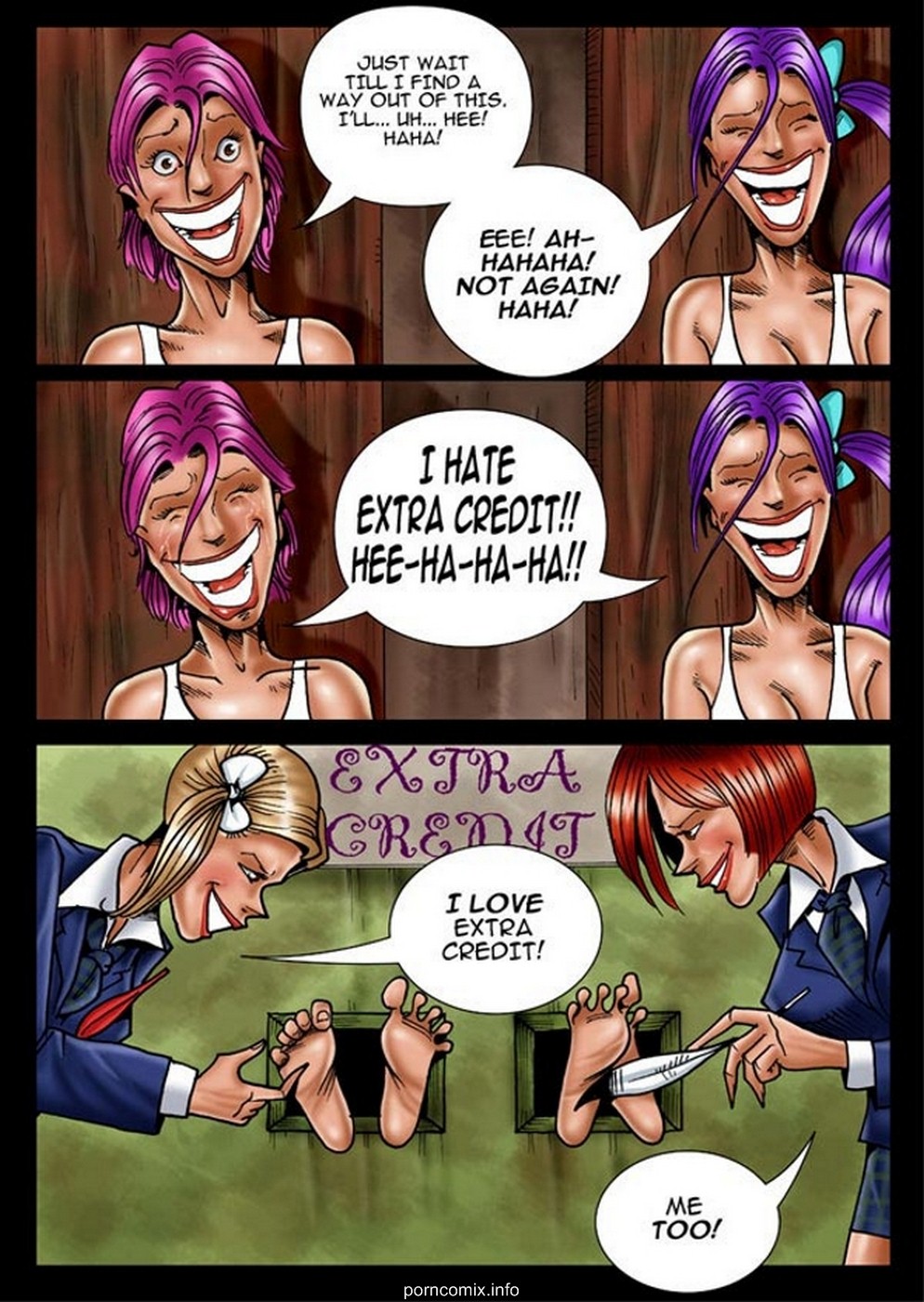 Tickle Torture Academy 2 | 18+ Porn Comics