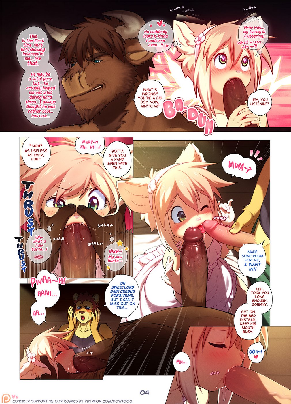 Furry porn comic powfooo