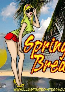 Spring Break- illustrated interracial1