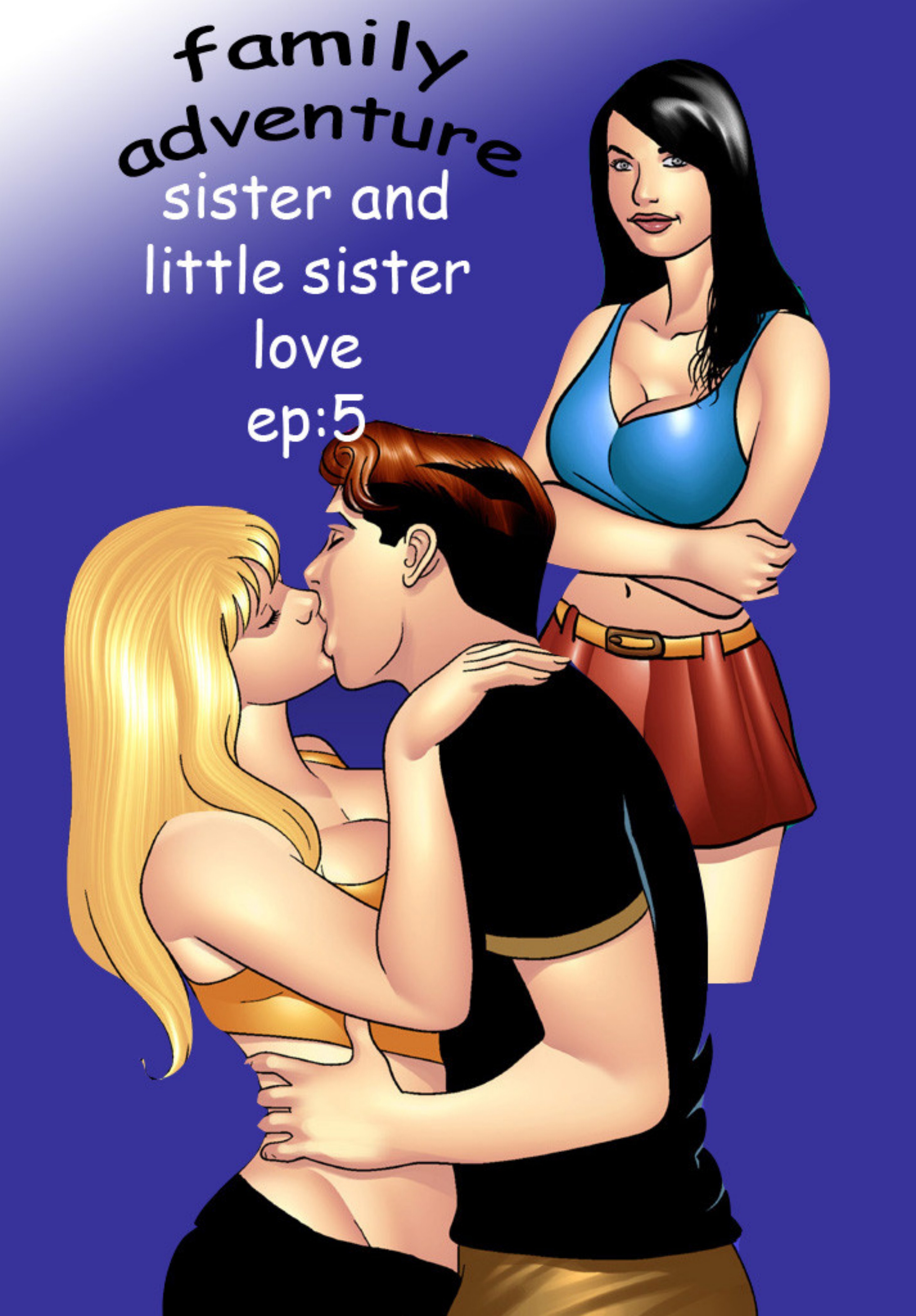 Sister & little sister love- Family adventure 5 | 18+ Porn Comics