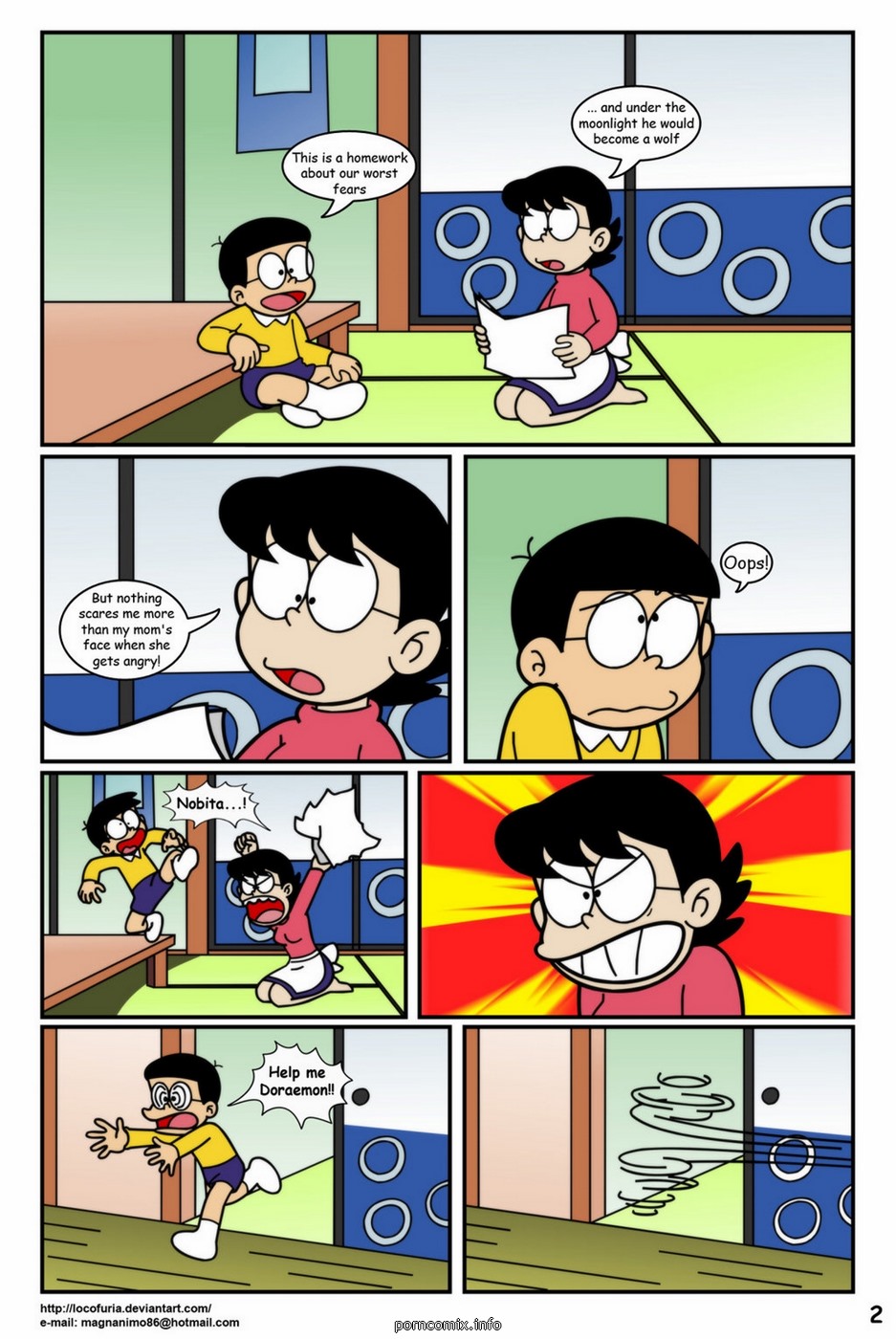 Doraemon english porn comics full