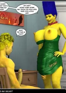 Marge’s Big Secret- Simpsons 3D