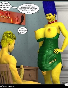 Marge’s Big Secret- Simpsons 3D