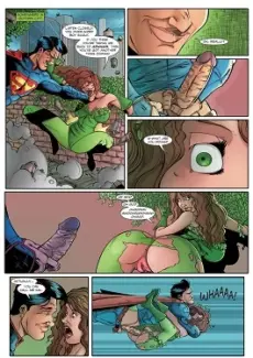 Superman and Poison Ivy IllustratorTemplate