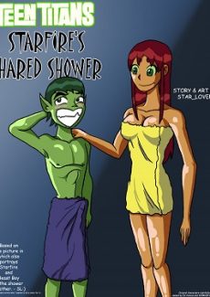 Teen Titan- Starfire’s Shared Shower