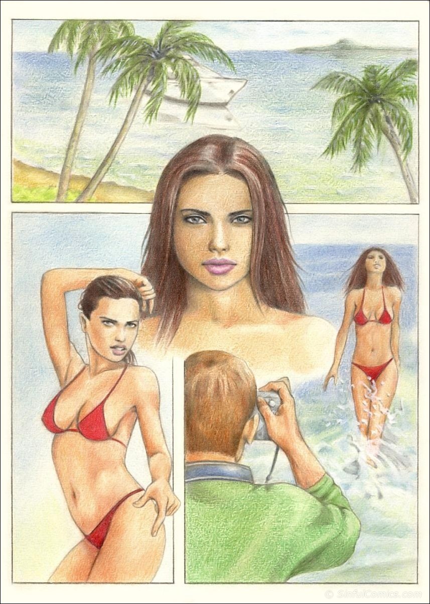 Adriana Lima- Sexy photo shoot, Sinful | 18+ Porn Comics