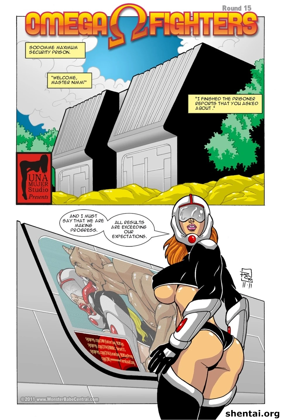 Omega Fighters 15-16 | All Porn Comics
