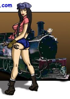 Runin A Train 2- illustrated interracial1