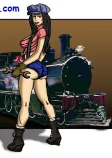 Runin A Train 2- illustrated interracial1