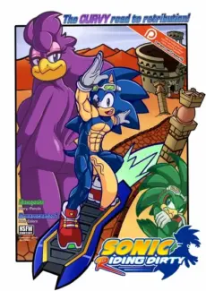 Sonic Riding Dirty- Sonic the Hedgehog Sonic Riding Dirty- Sonic the Hedgehog