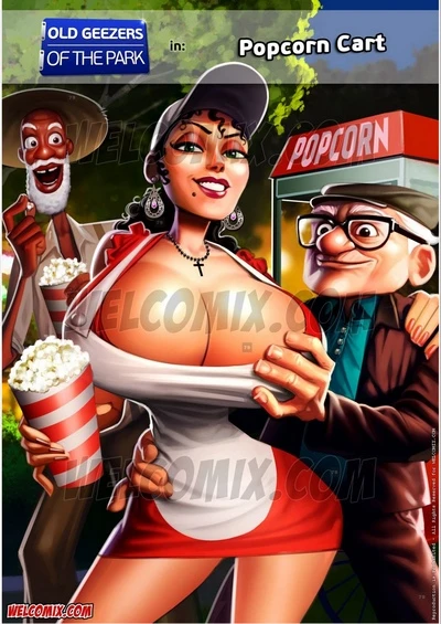 Old Geezers of Parks- Popcorn Cart