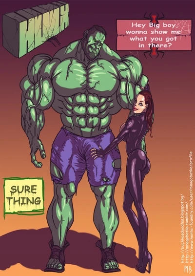 Hulk vs Black Widow- Mnogobatko