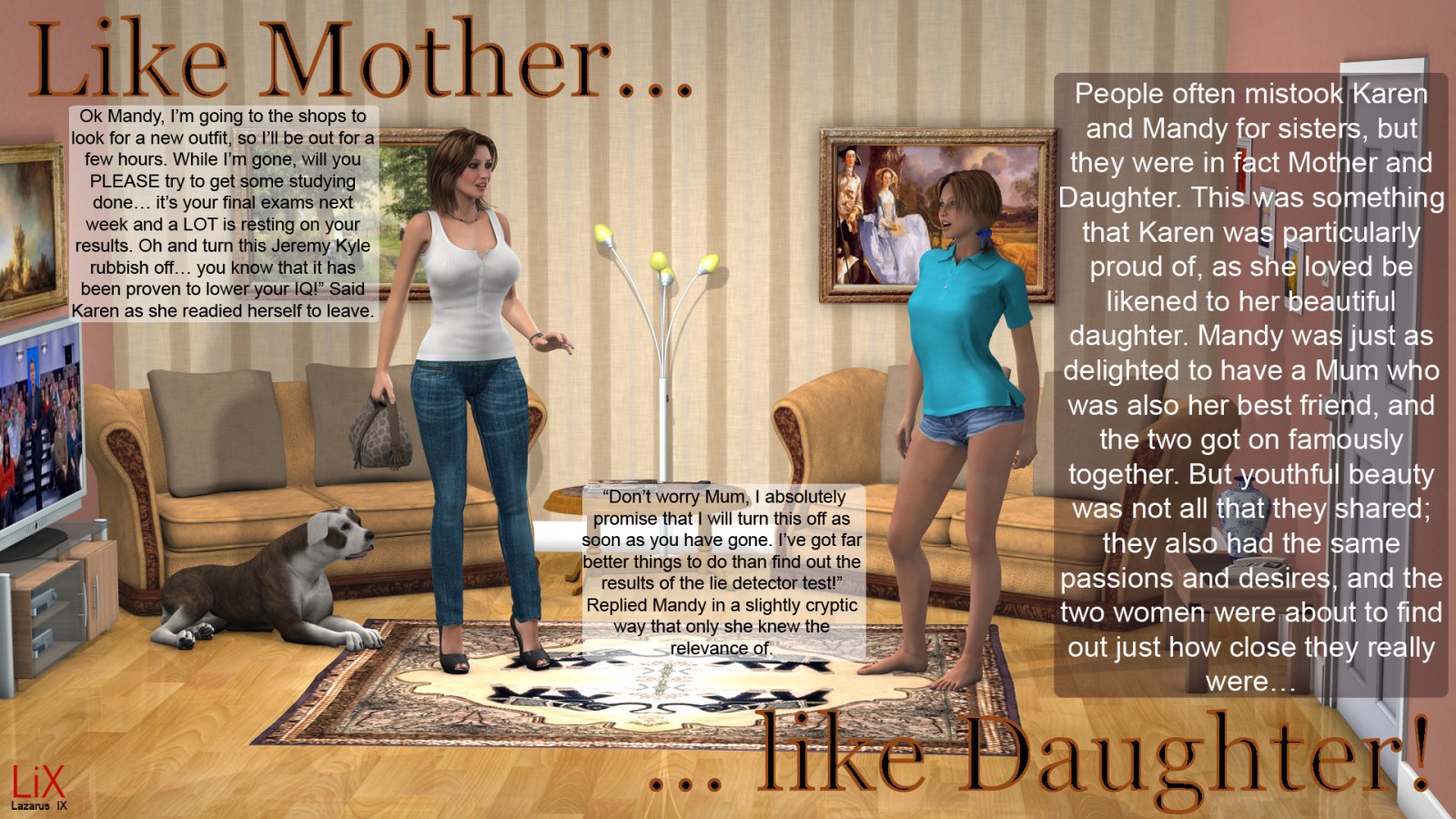 Like Mother, Like Daughter Part 1- Lazarus IX.