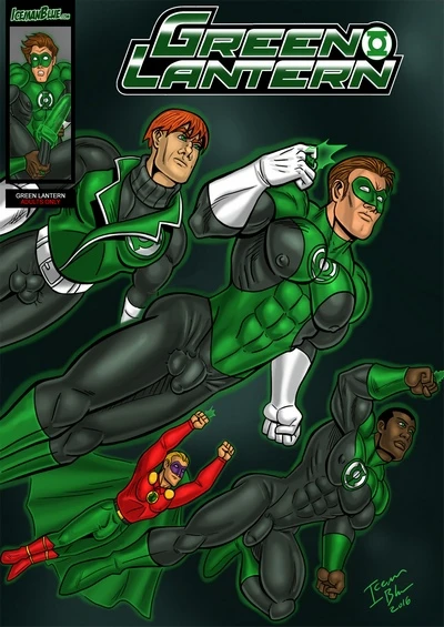 Green Lantern- Iceman Blue