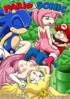 Mario and Sonic- Palcomix