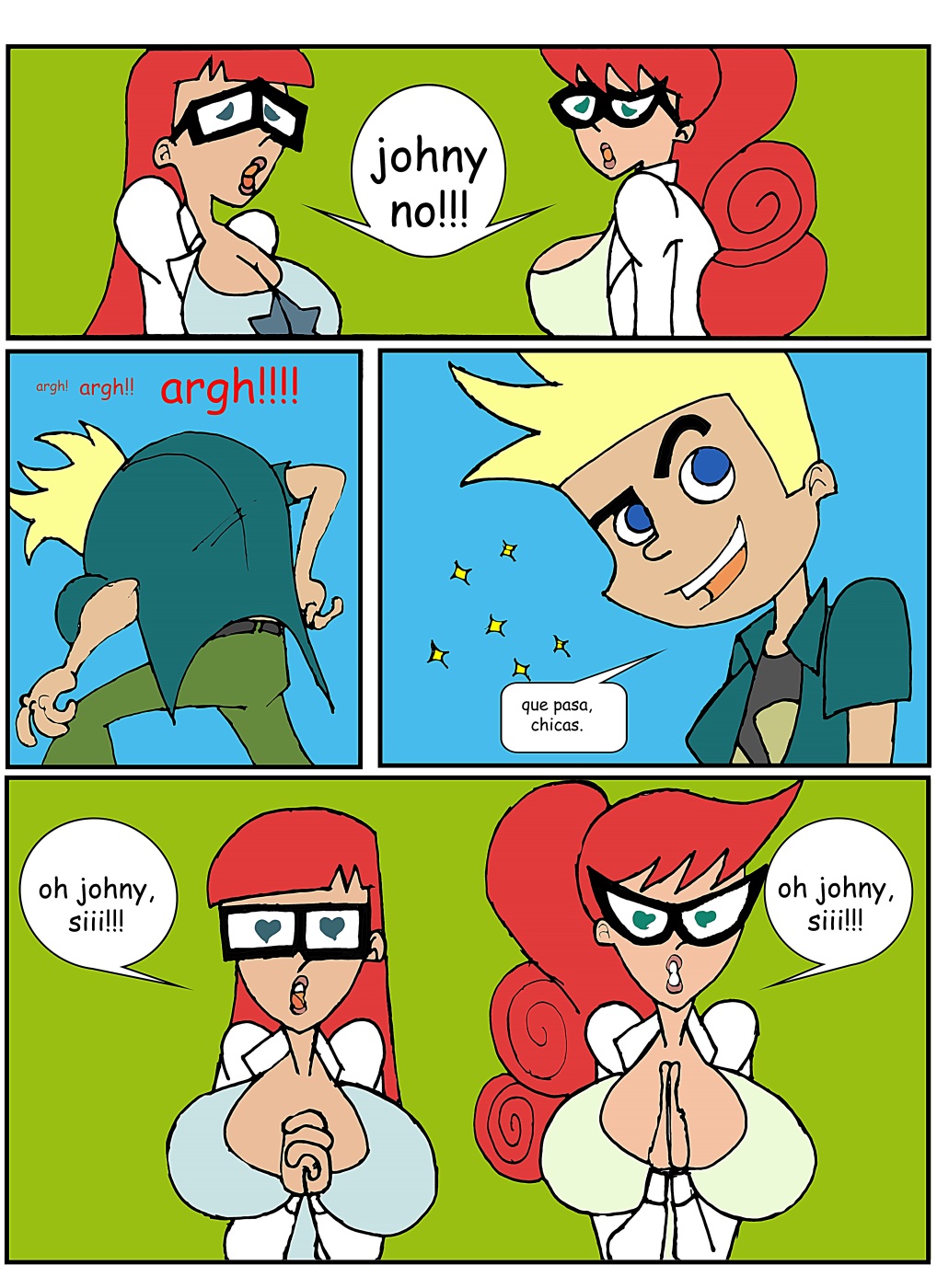 sexy johnny test comics pic from sex video