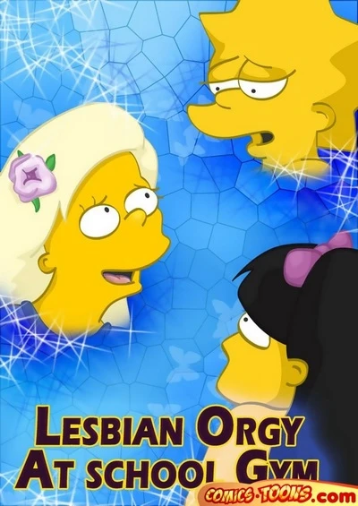 Lesbian Orgy At School Gym- The Simpsons