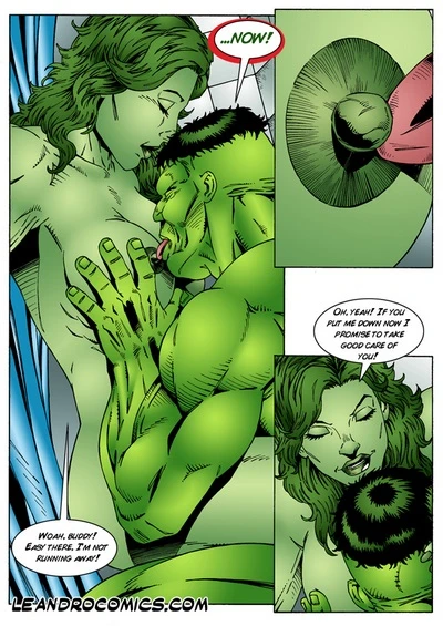 The Incredible Excited Hulk- Leandro