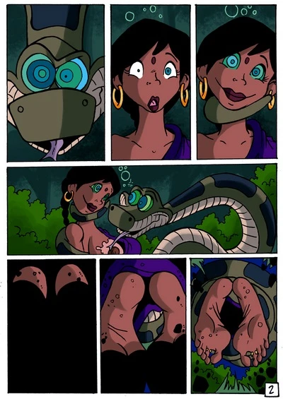 The Jungle Book- Kaa and Shanti