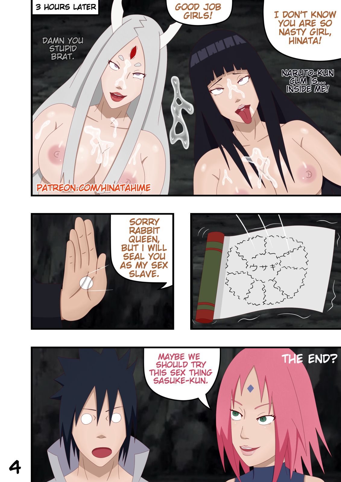 Byaku Gangbang (Naruto) | 18+ Porn Comics