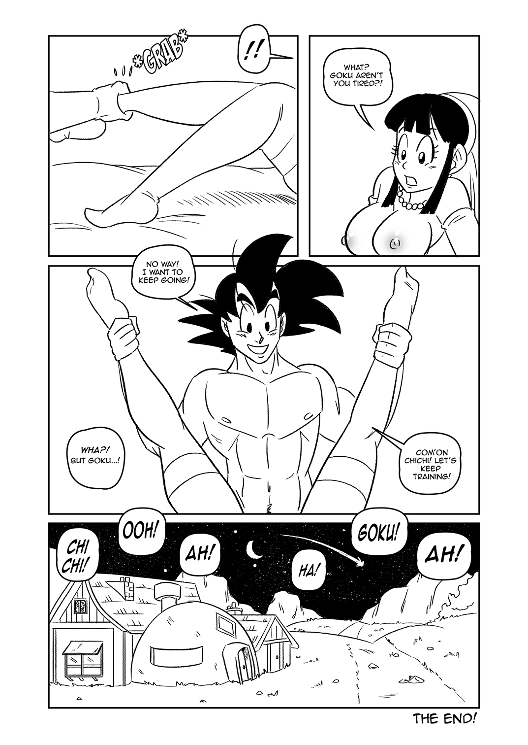 Goku + Chichi Wedding Night (Dragon Ball) | 18+ Porn Comics