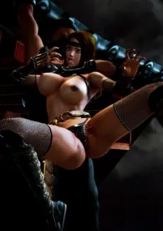 Kunoichi Female Fighter Ryona