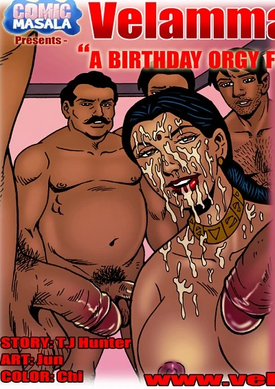 Velamma Dreams 9- Birthday Orgy for Vela  –