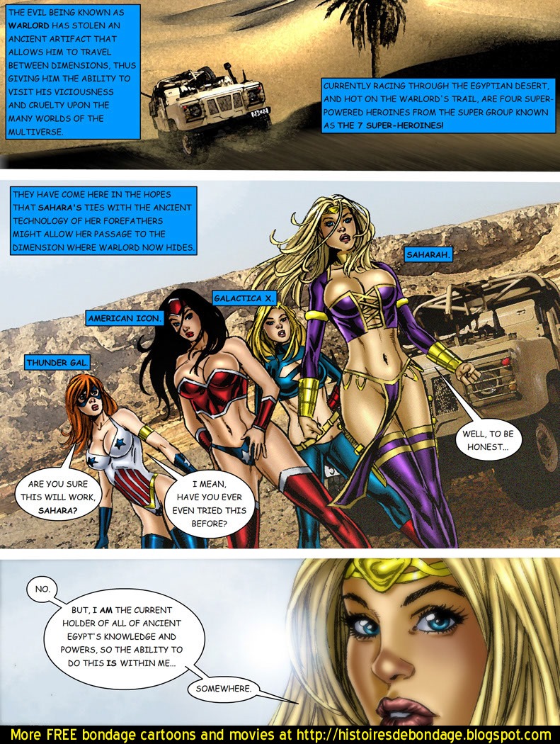 9 Superheroines vs Warlord Ch.1 | 18+ Porn Comics