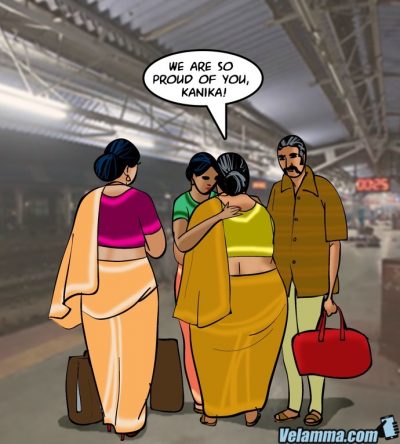 Velamma Episode Railway Coupling Porn Comics