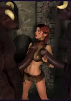 Frey and the Minotaur- Damn3d