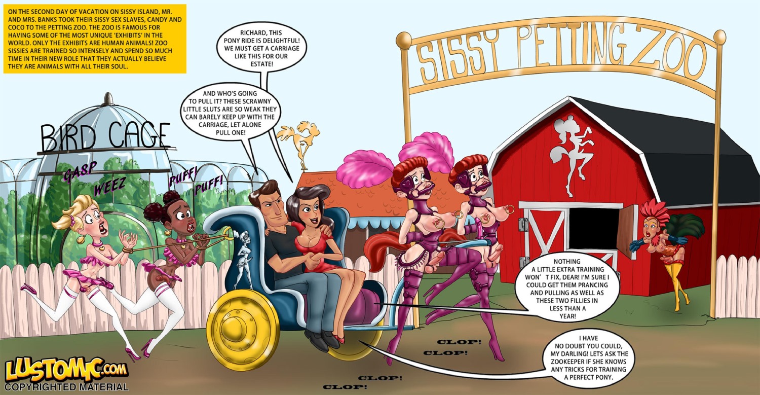 Lustomic Sissy Comics 1